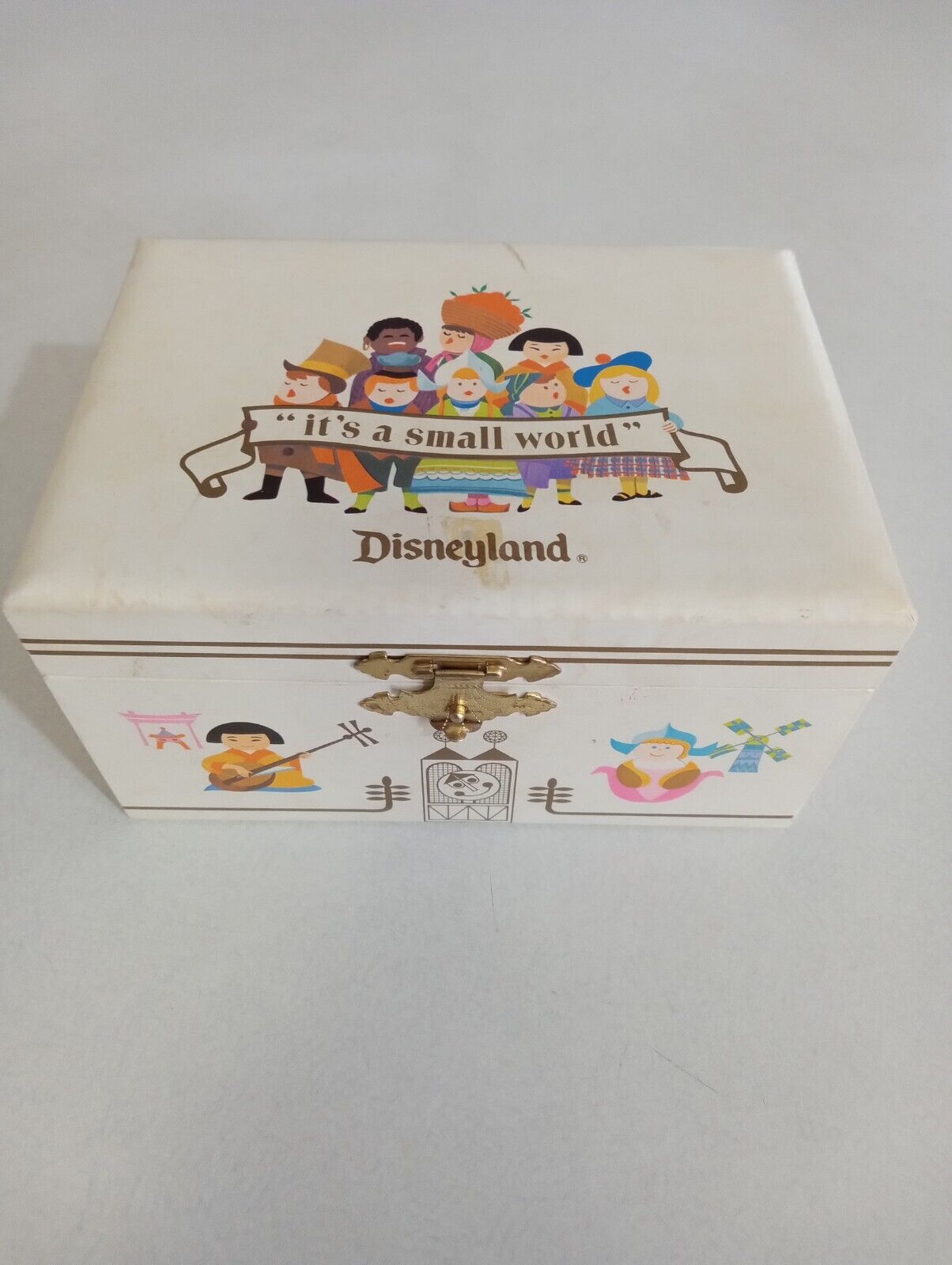 Vintage Disney It\'s a Small World Jewelry Box
