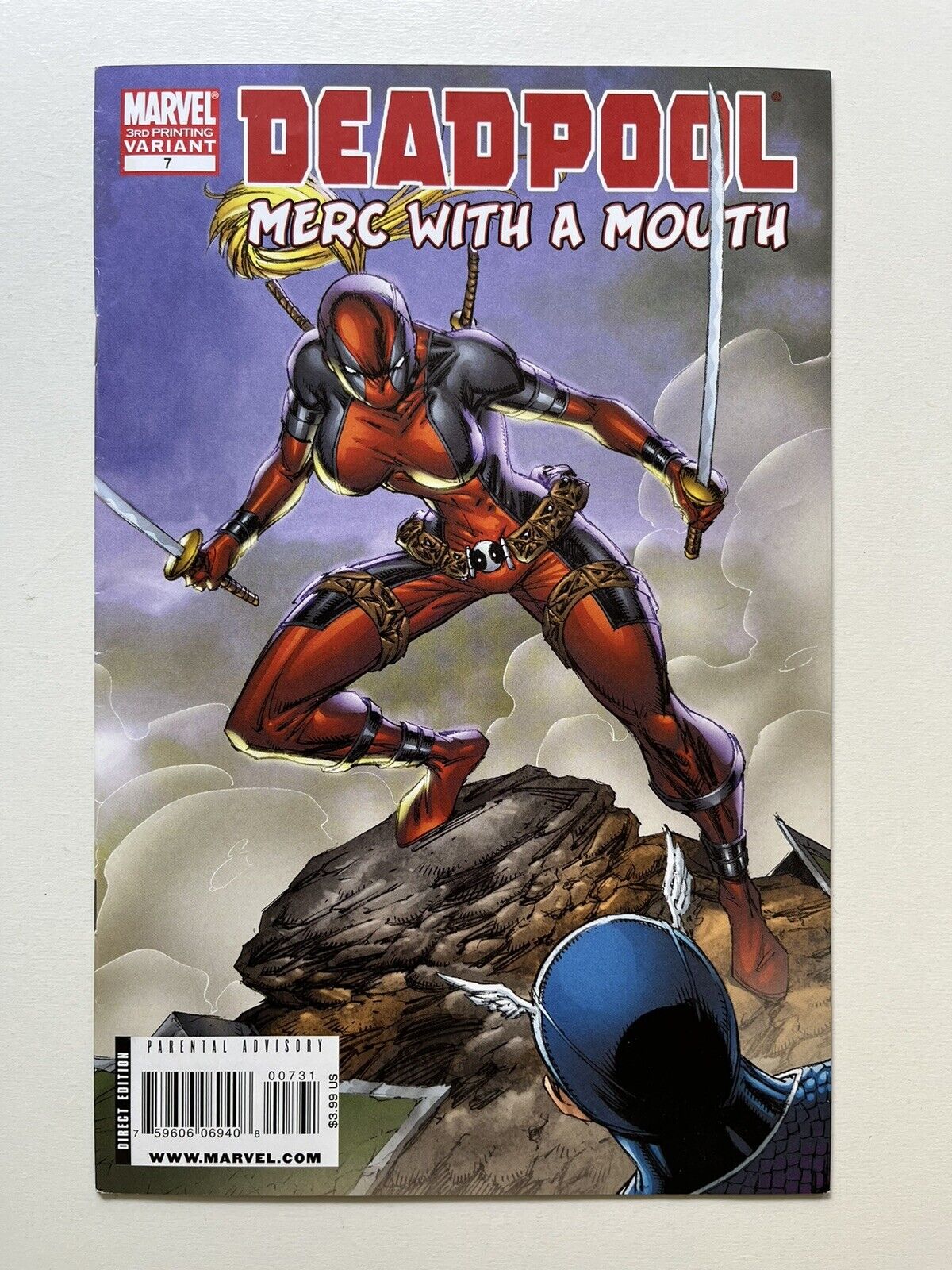 Deadpool Merc with a Mouth #7 3rd Print 1st Lady Deadpool Rob Liefeld Marvel