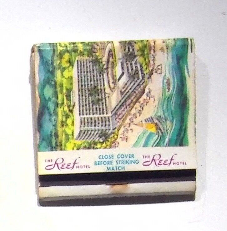 VINTAGE THE REEF HOTEL - MATCHBOOK MATCHES