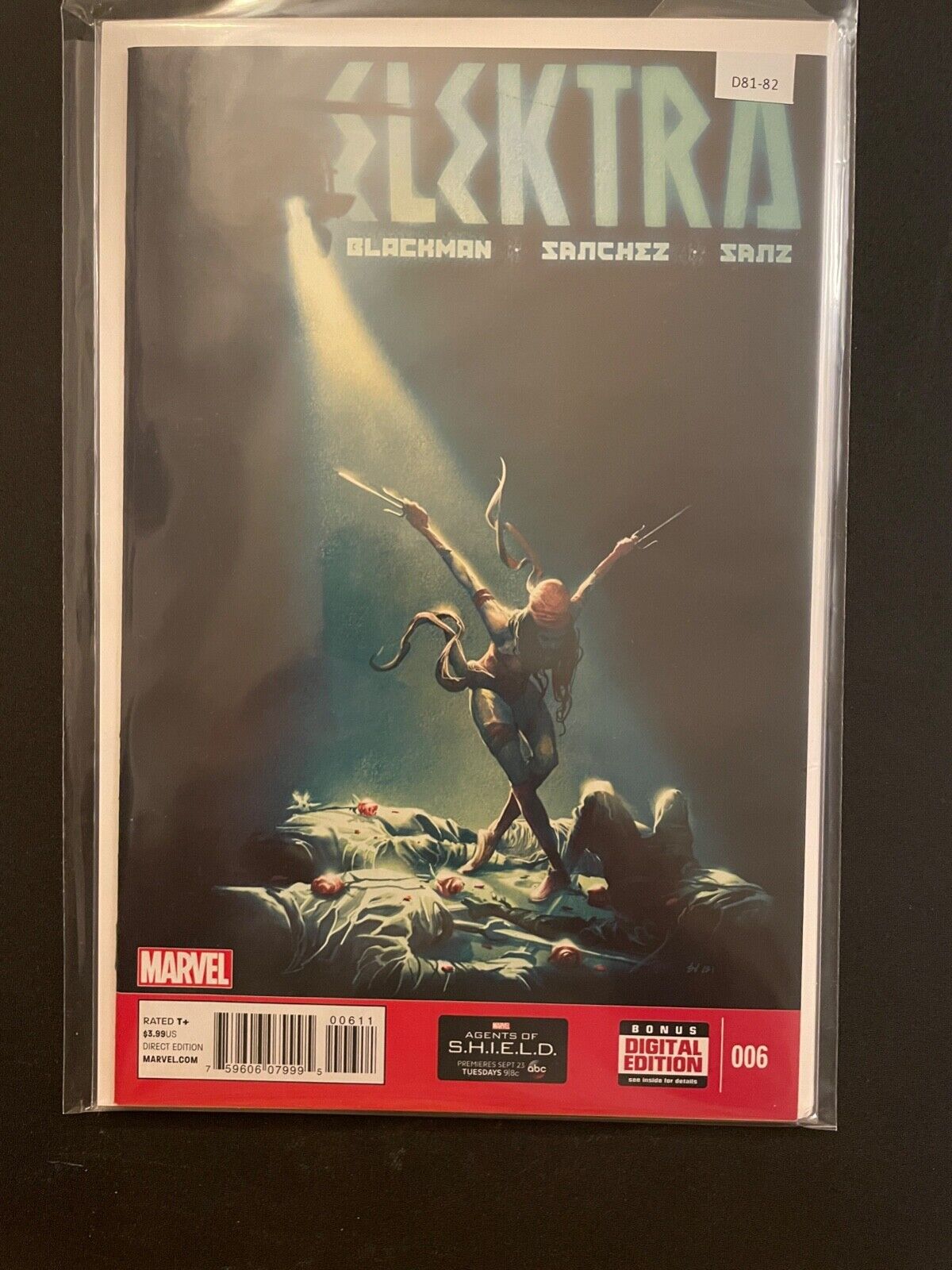 Elektra 006 High Grade 9.6 Marvel Comic Book D81-82