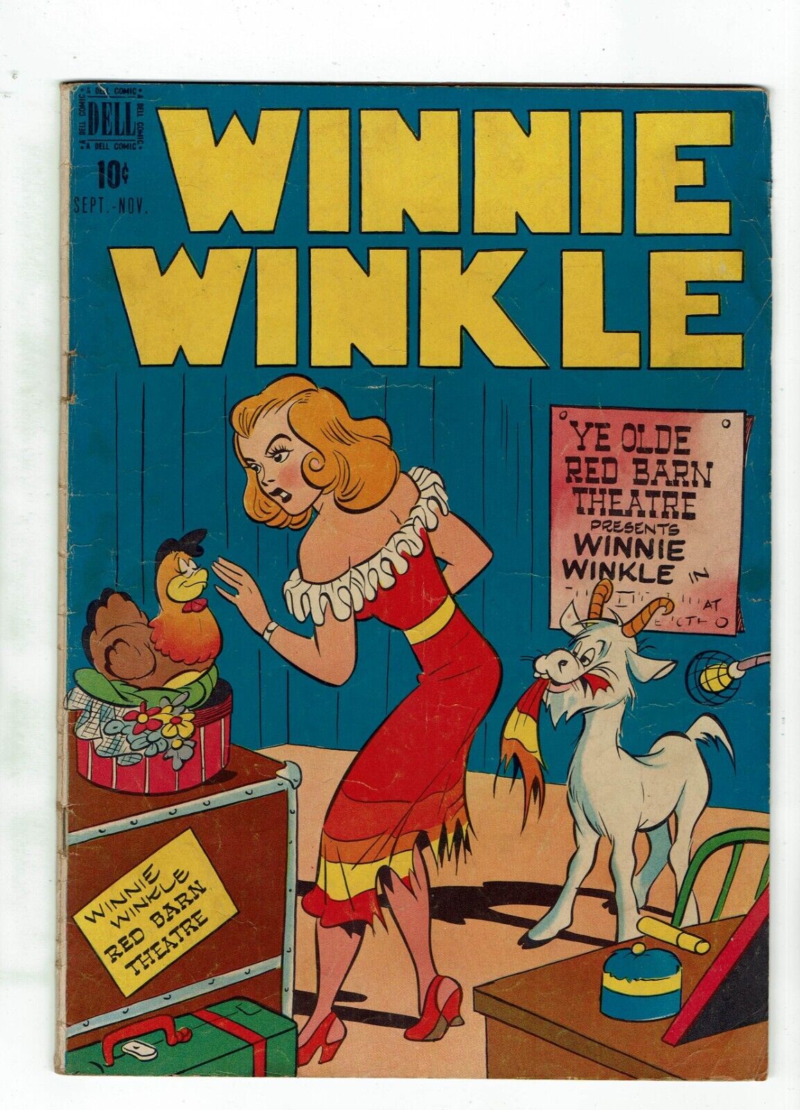 Winnie Winkle #3 Dell Comics Golden Age Very Good 1948