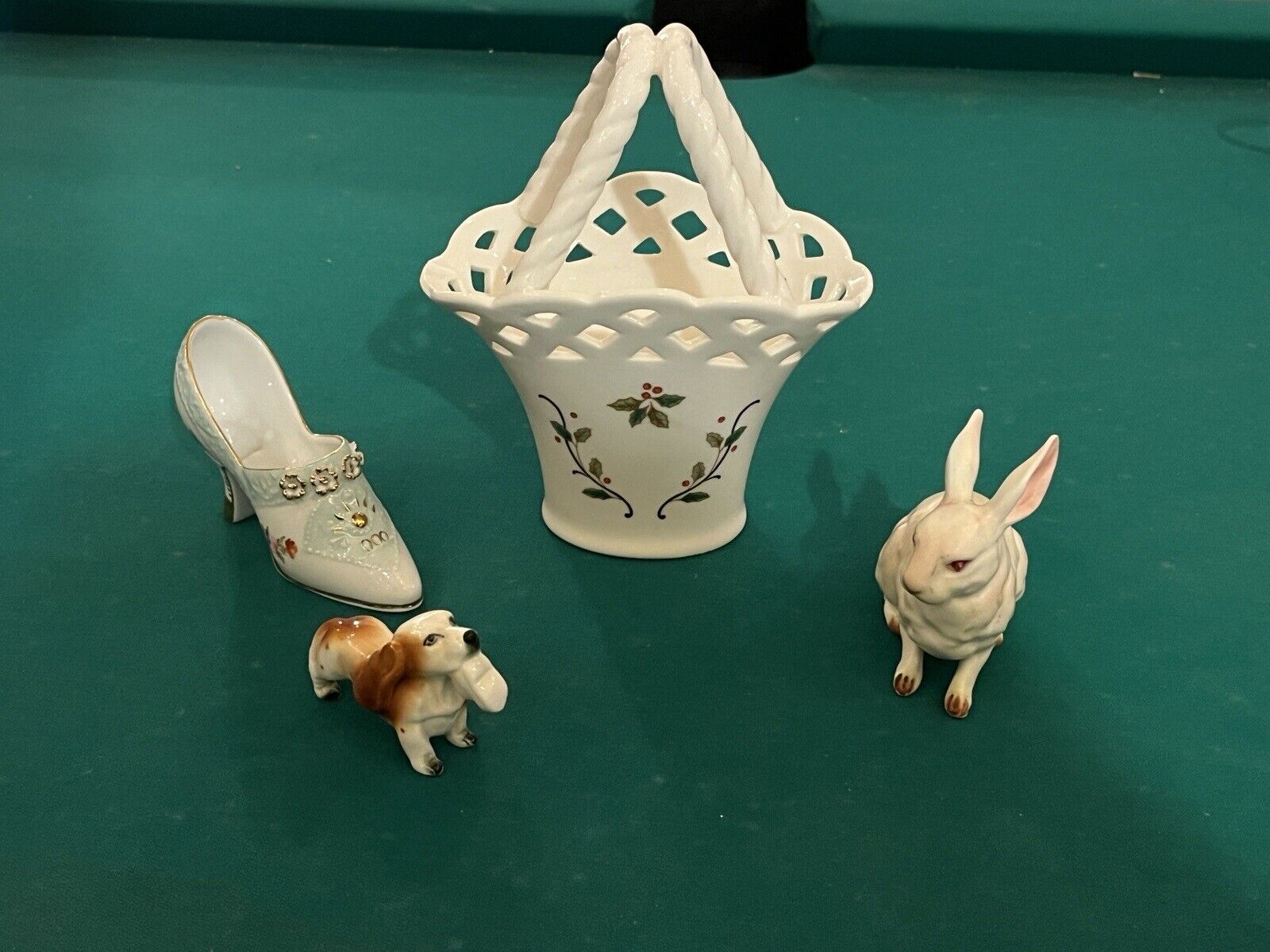 Lot Of 4 Porcelain Figurines, Royal Collection, Mikasa, Lefton