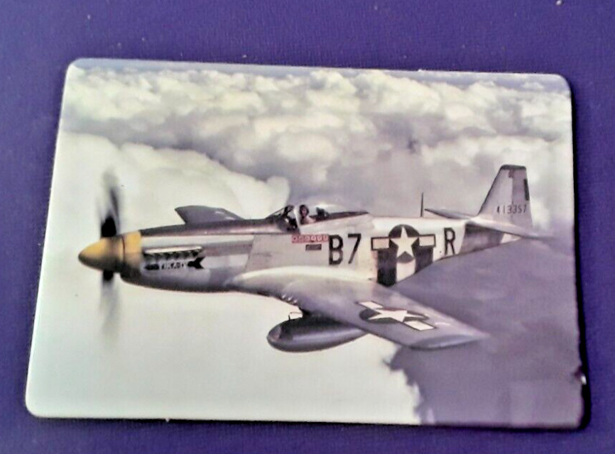 2008 WOW TOYZ PROMO CARD P-51D MUSTANG PLANE RARE