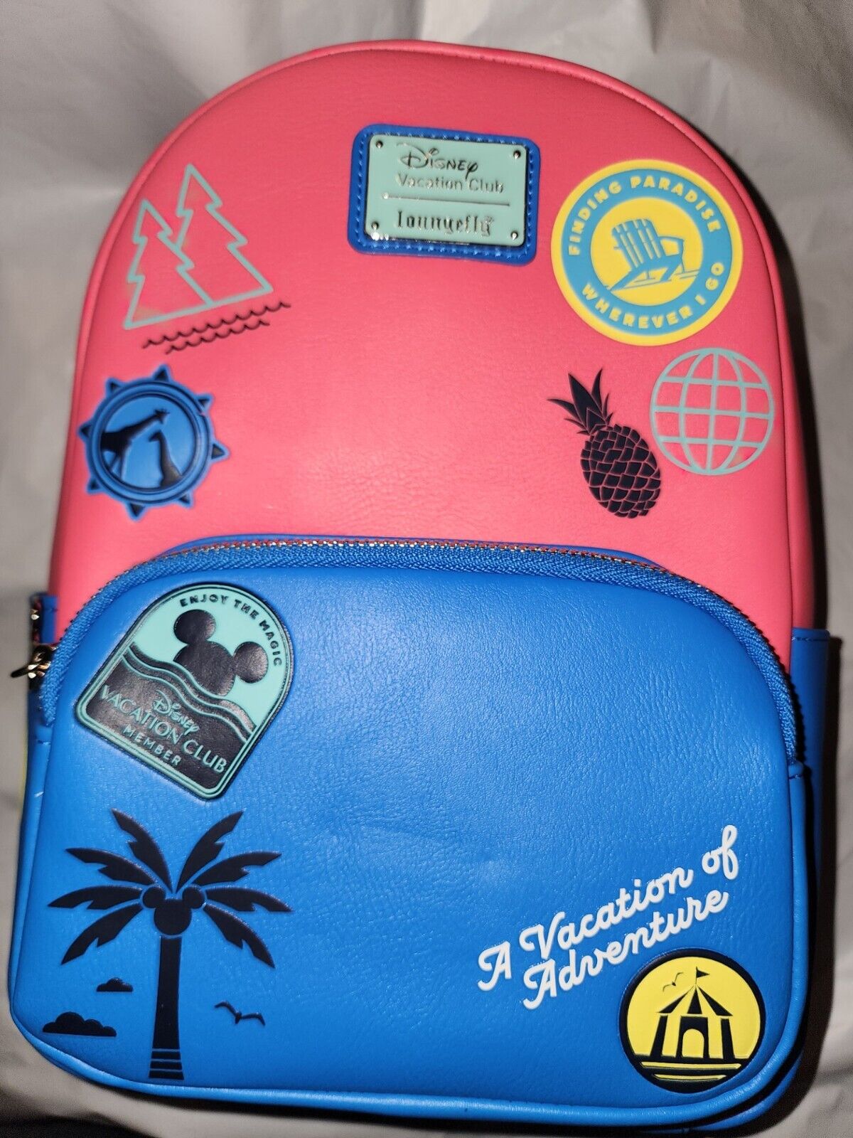 Disney Parks Vacation Club Loungefly Mini Backpack DVC 2023 New With Tags
