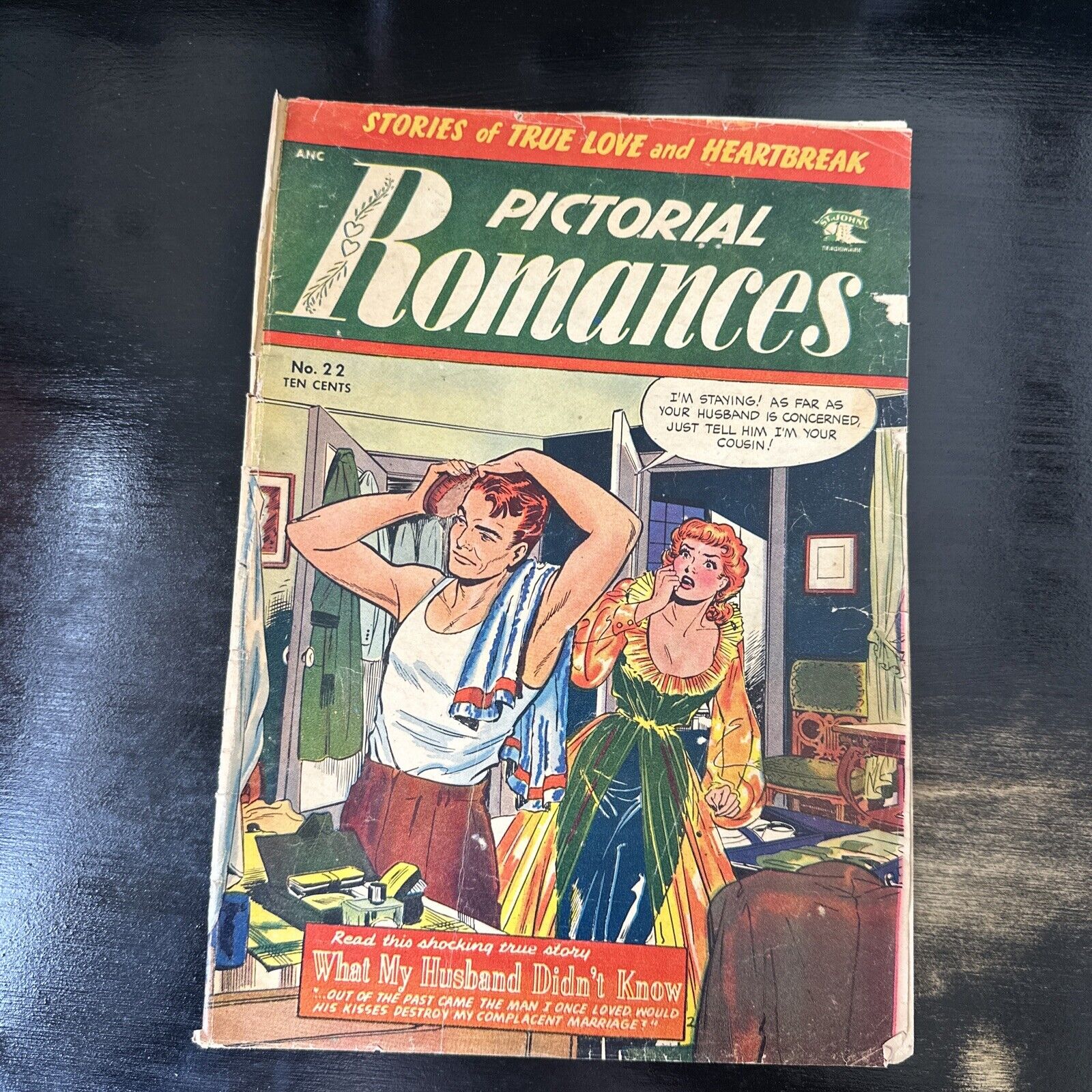RARE Pictorial Romances COMIC # 22 1953