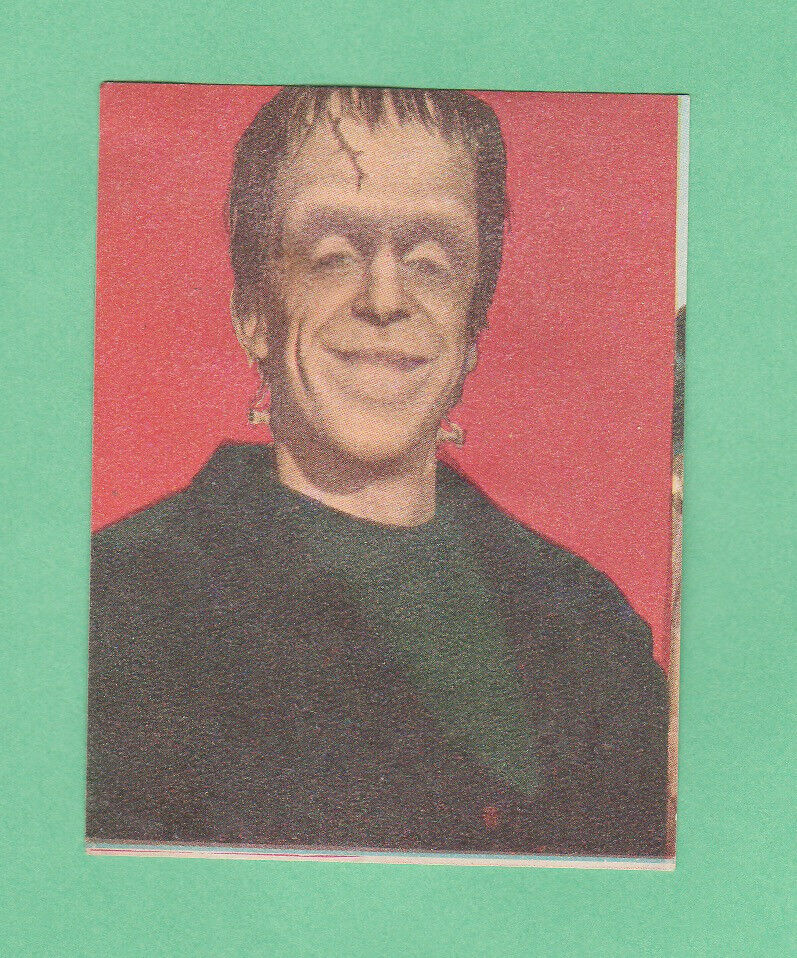 1965  Fred Gwynne The Munsters RC Figuras De La Tv/Editorial Fher Film card
