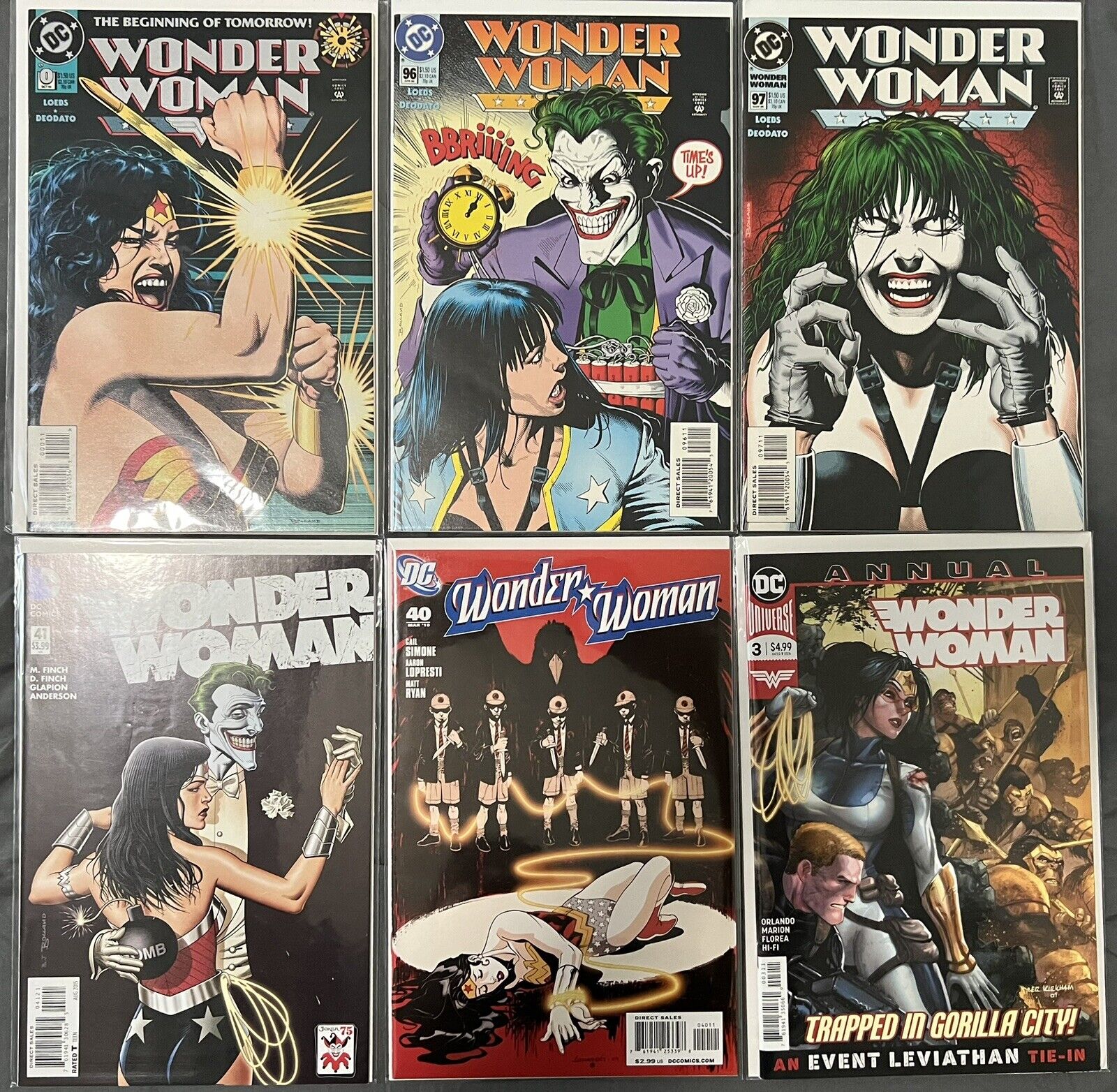 Wonder Woman DC Comics Lot Brian Bolland Covers