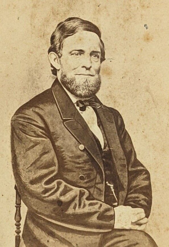 Antique 1870s Grant's Vice President Schuyler Colfax Politics CDV Picture Card