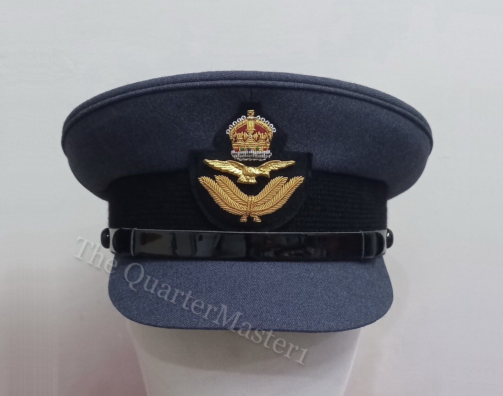 RAF Royal Air force officer No:1 dress Cap/ Hat with RAF King's III Crown Badge