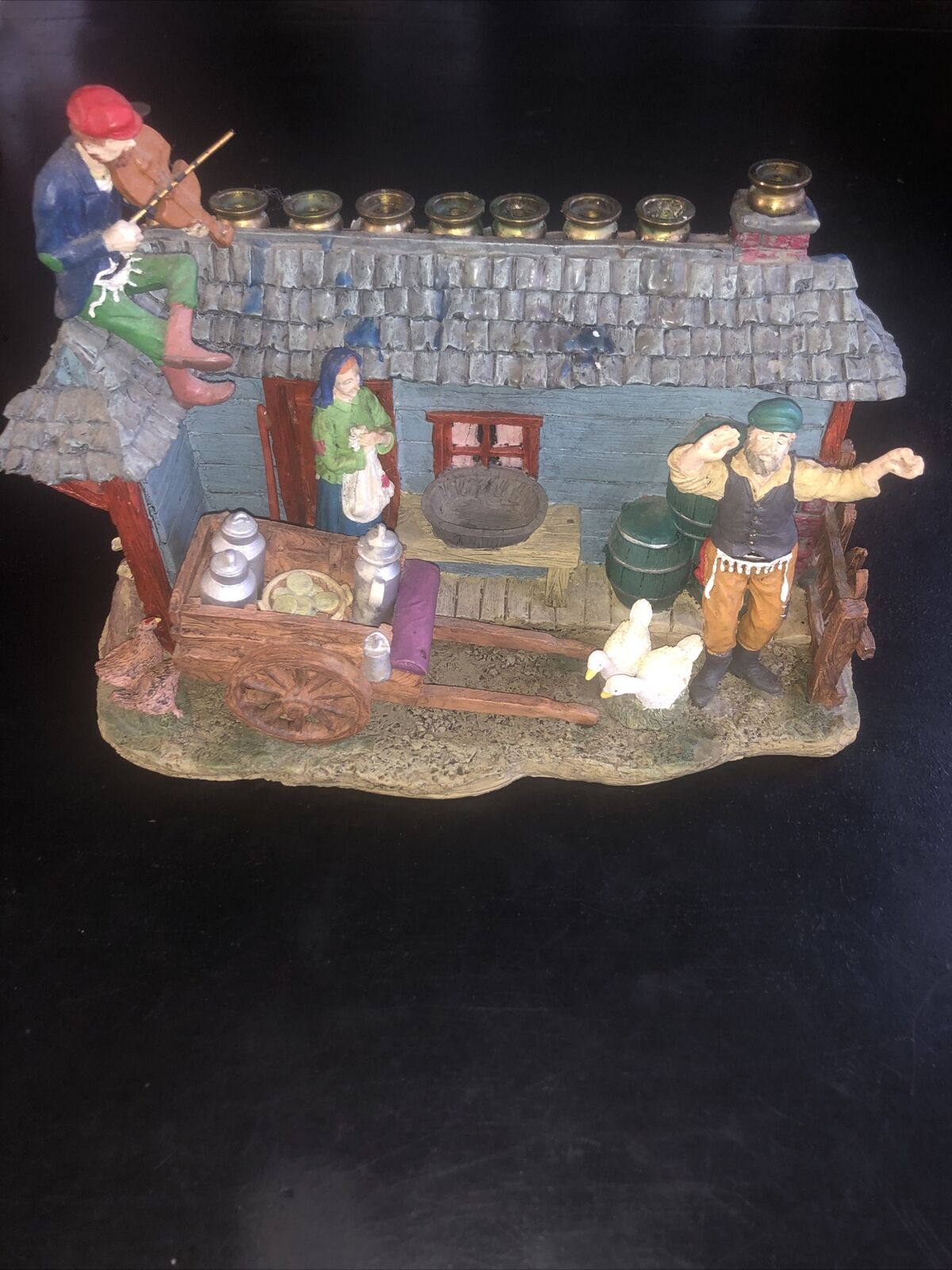 Rare Vintage 1999 - New in Box Fiddler on the Roof - Menorah with Music - AJI