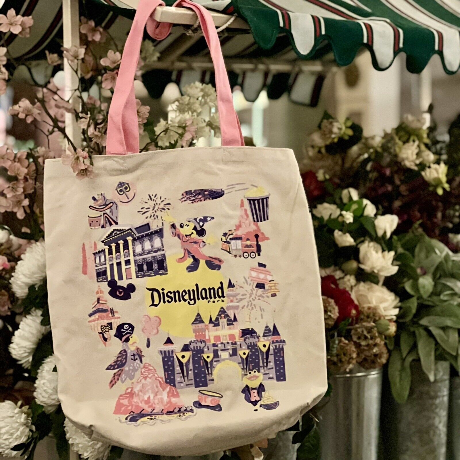 Starbucks Disneyland Park EXCLUSIVE 2024 Discovery Series Canvas Tote Bag