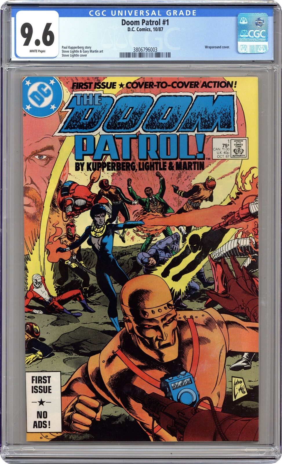 Doom Patrol #1 CGC 9.6 1987 3806796003