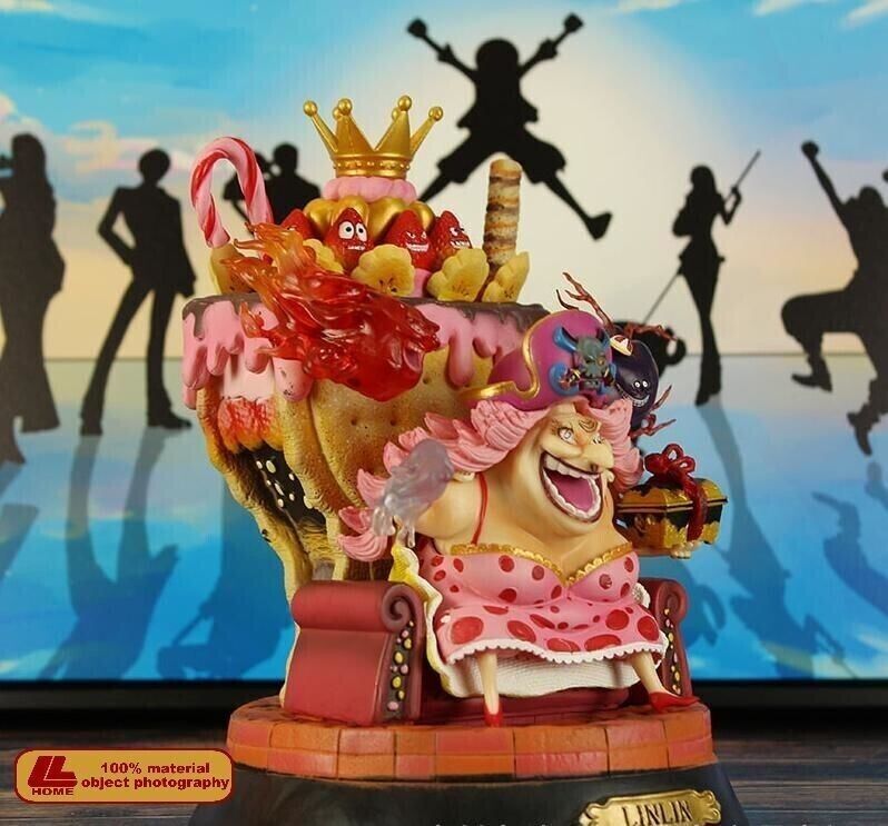 Anime One Piece Four Emperors Big Mom Linlin Sit Throne Model Figure Toy Gift R