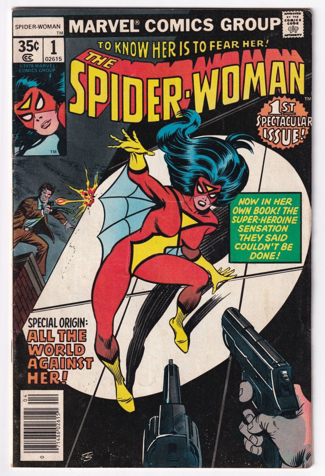 Marvel Spider-Woman # 1 Comic Book 1978 New Costume & Origin A Future Uncertain