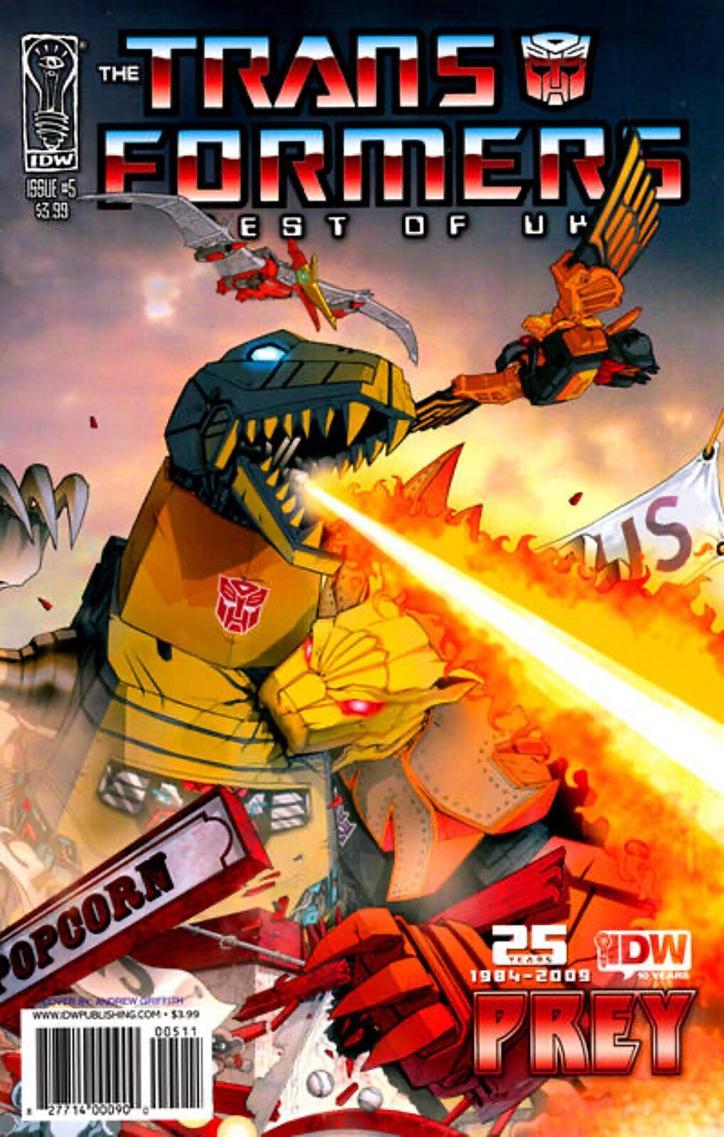 Transformers: Best of UK - Prey #5 (2009) IDW Comics