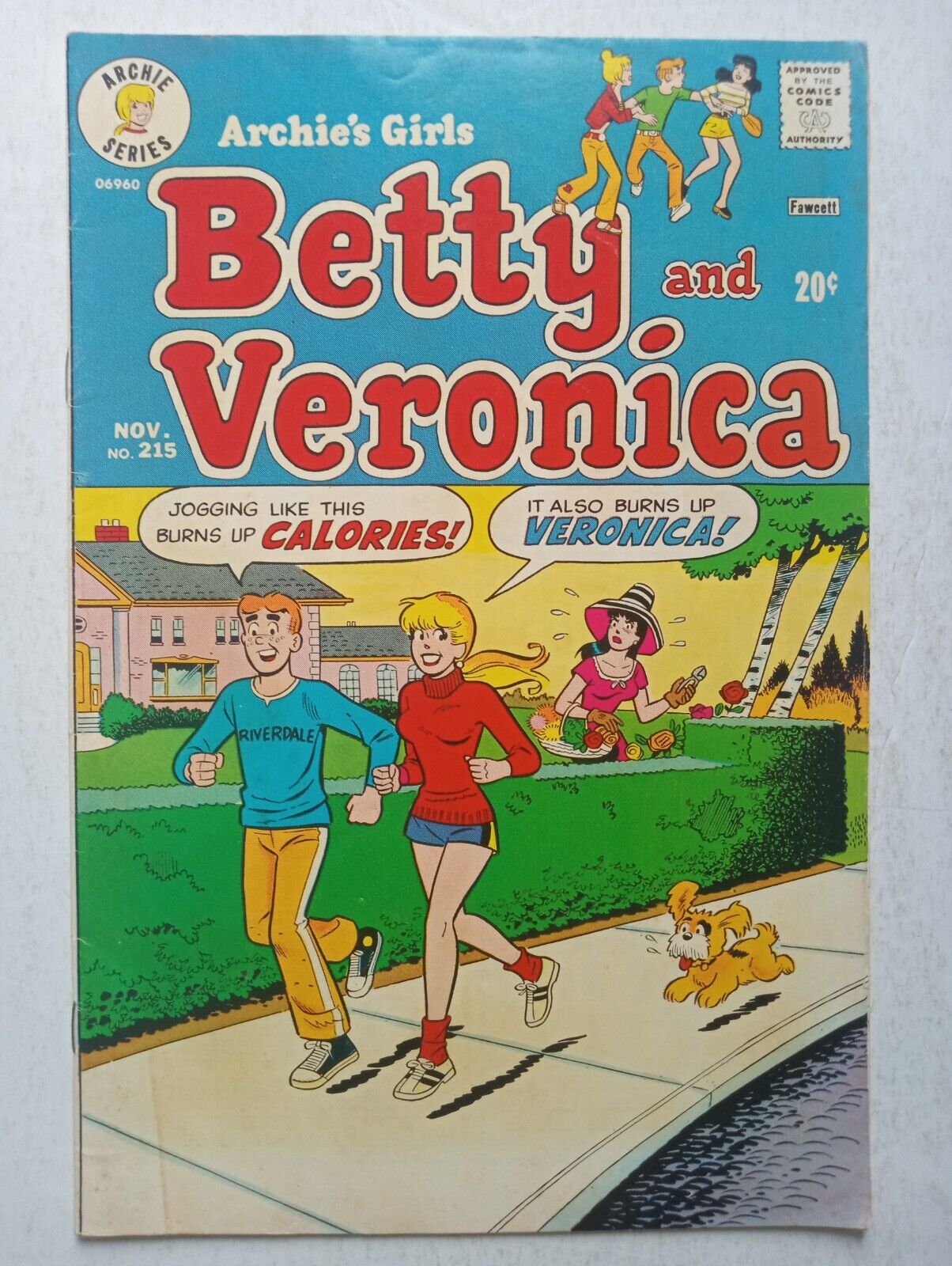 Archie\'s Girls Betty And Veronica #215 Bronze Age 1973 Comic Book