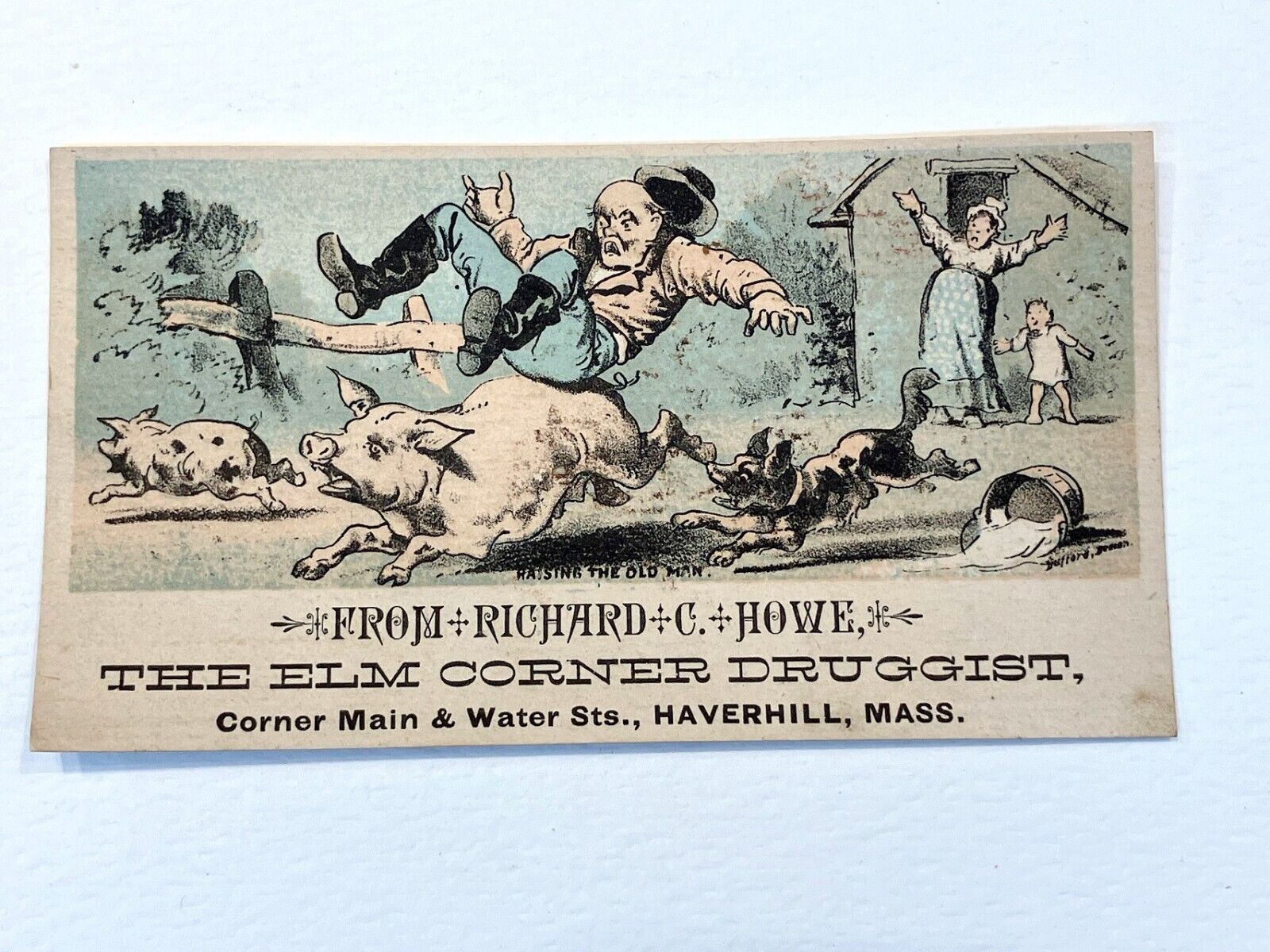 DRUGGIST Victorian Trade Card \