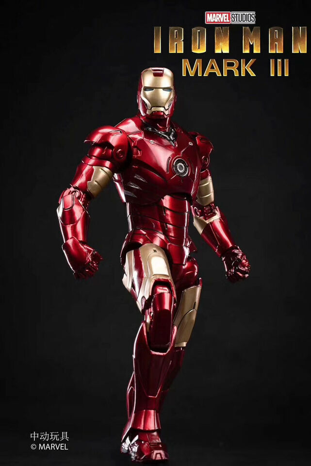 ZD TOYS IRON MAN Mark III MK3 Marvel Avengers 7\