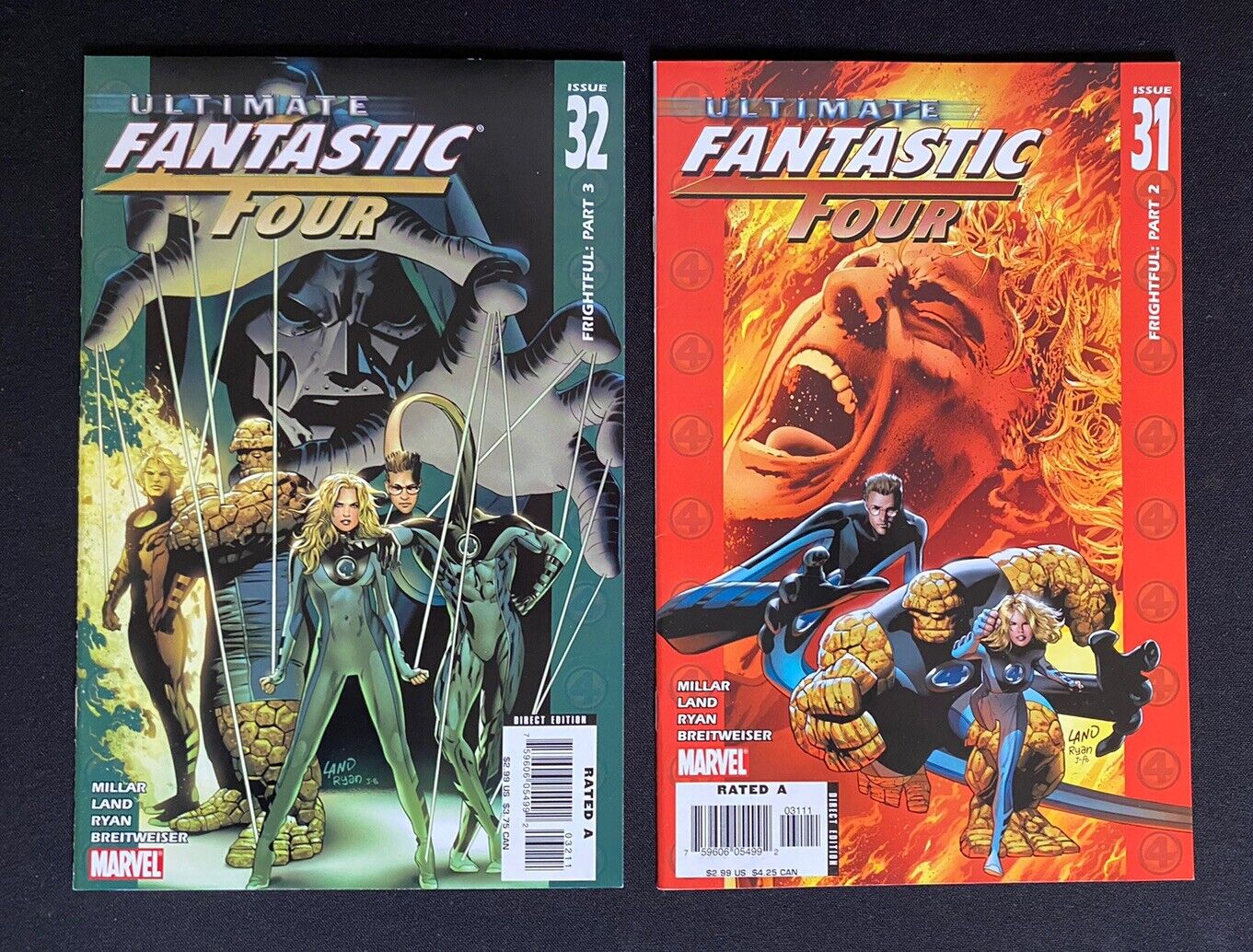 Ultimate Fantastic Four #s 31 and 32 (Marvel Comics 2006)