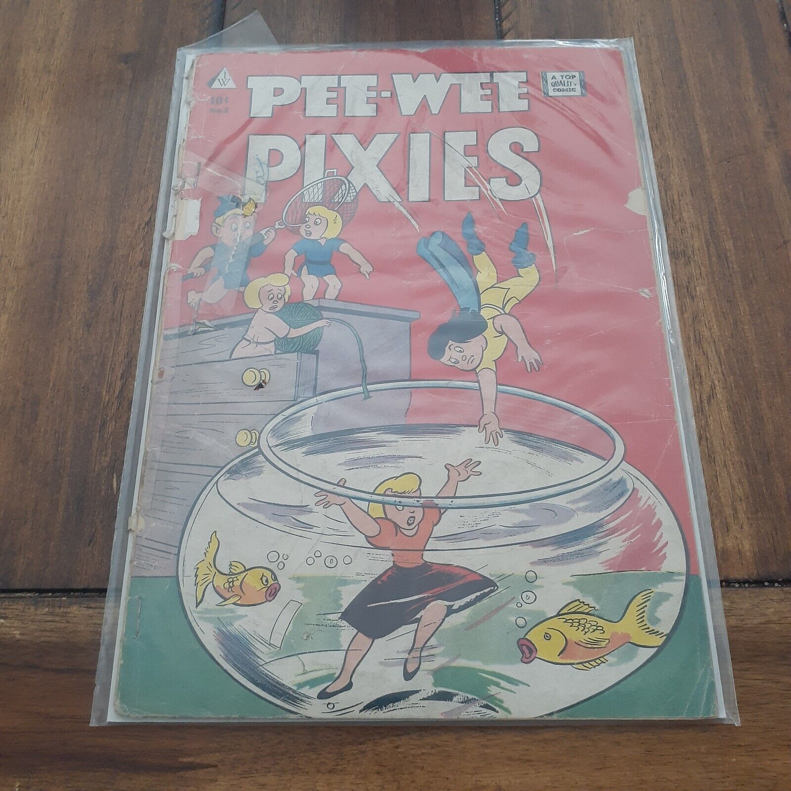 Vintage IW Enterprises Inc Pee-Wee Pixies Comic Book #8 1958/1963 *Read*