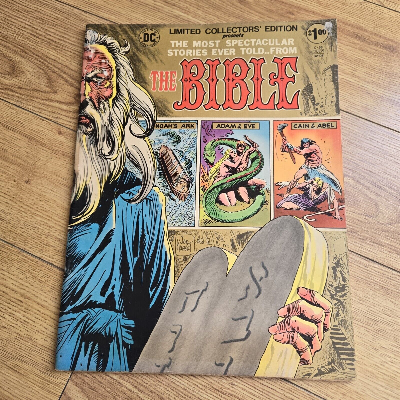 VTG DC COMICS: THE BIBLE Limited Collectors\' Edition C-36 1975 JOE KUBERT