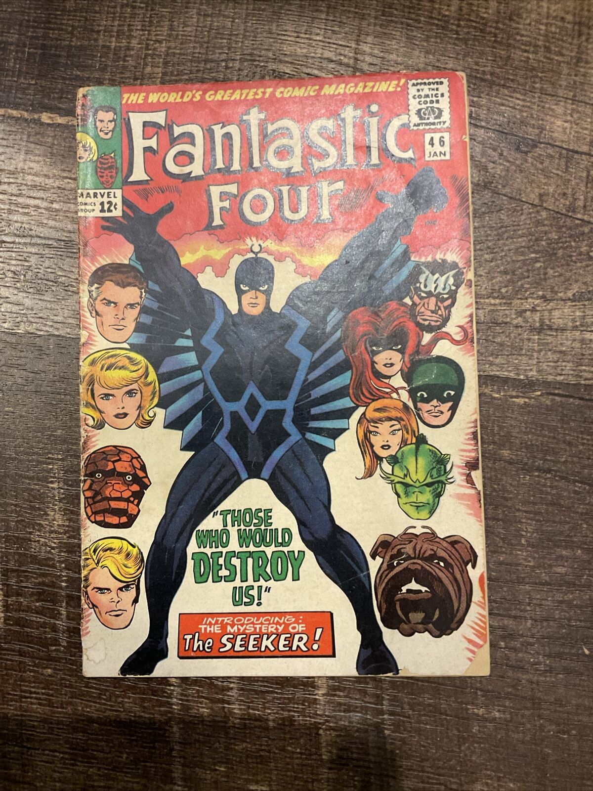 Fantastic Four #46 1966 Key Marvel Comic Book 1st Appearance Of Black Bolt