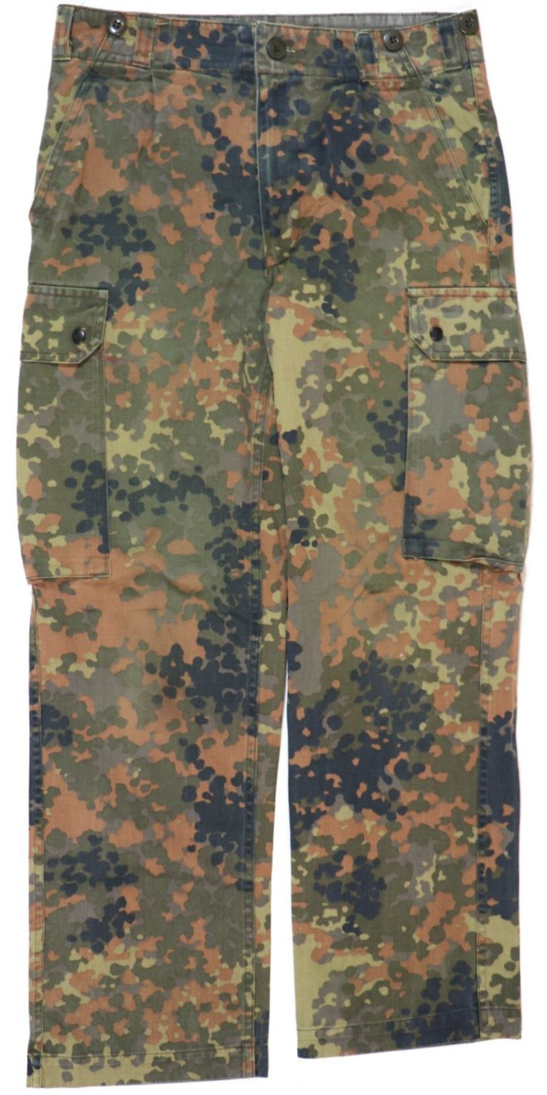 Small Reg. (Gr.6) German Bundeswehr Flecktarn Military Pants Trousers Camo Army