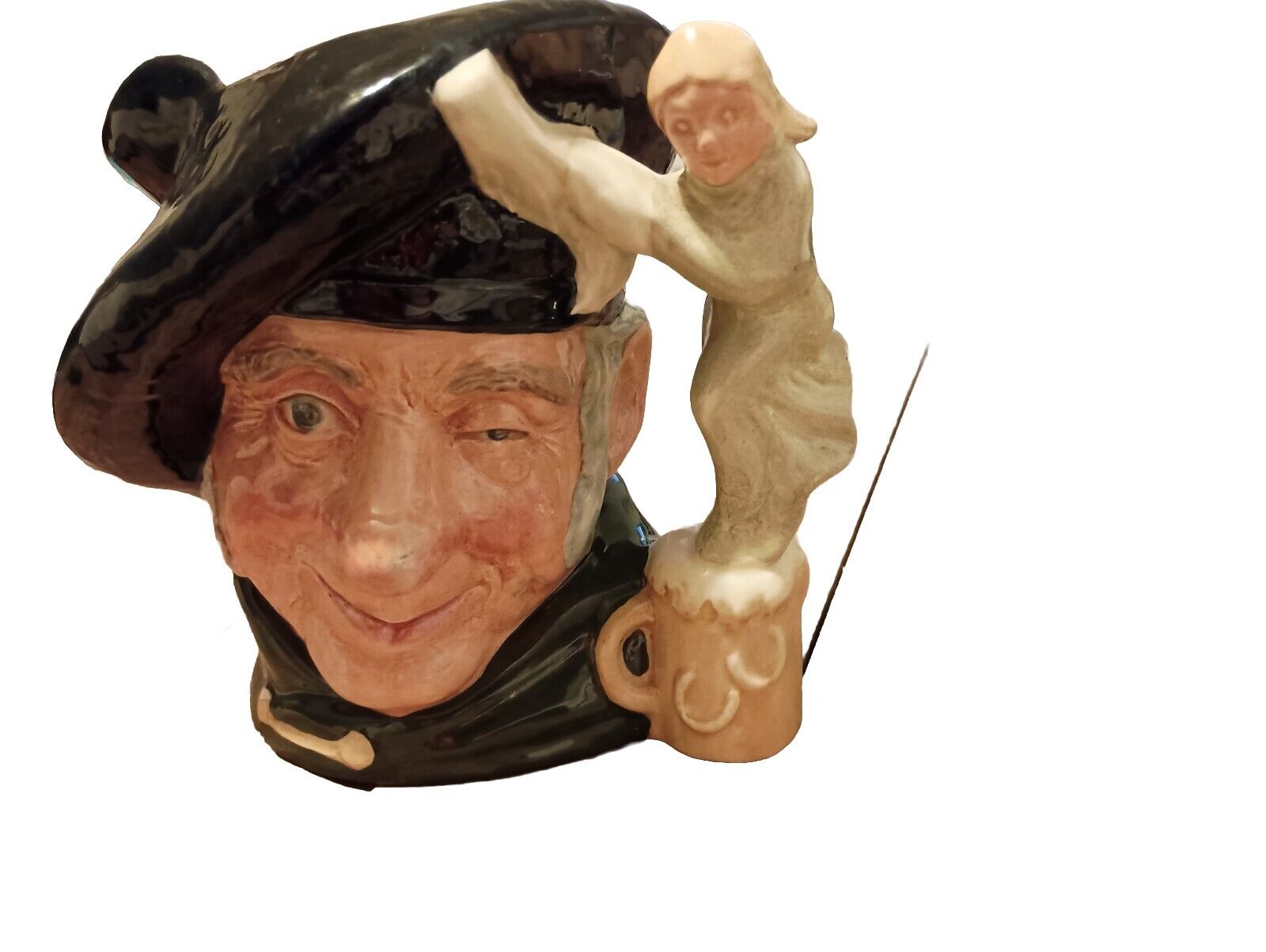 Royal Doulton  Tam o\' Shanter D 6632 Large Character Toby Jug Mug Figurine 1972