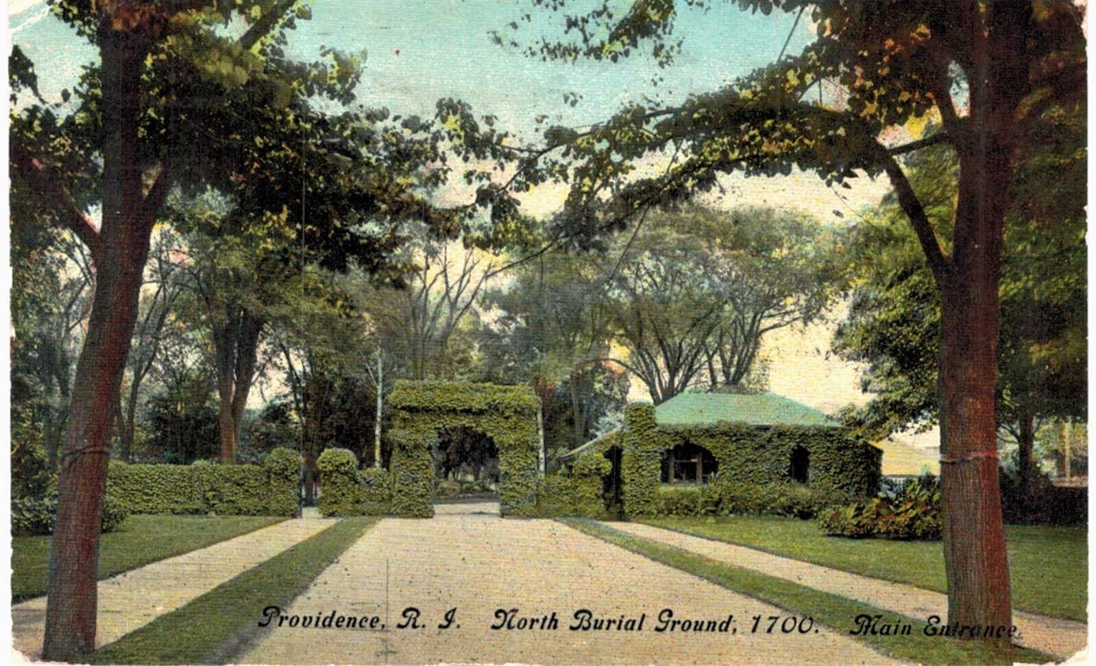 Providence North Burial Ground 1915 RI
