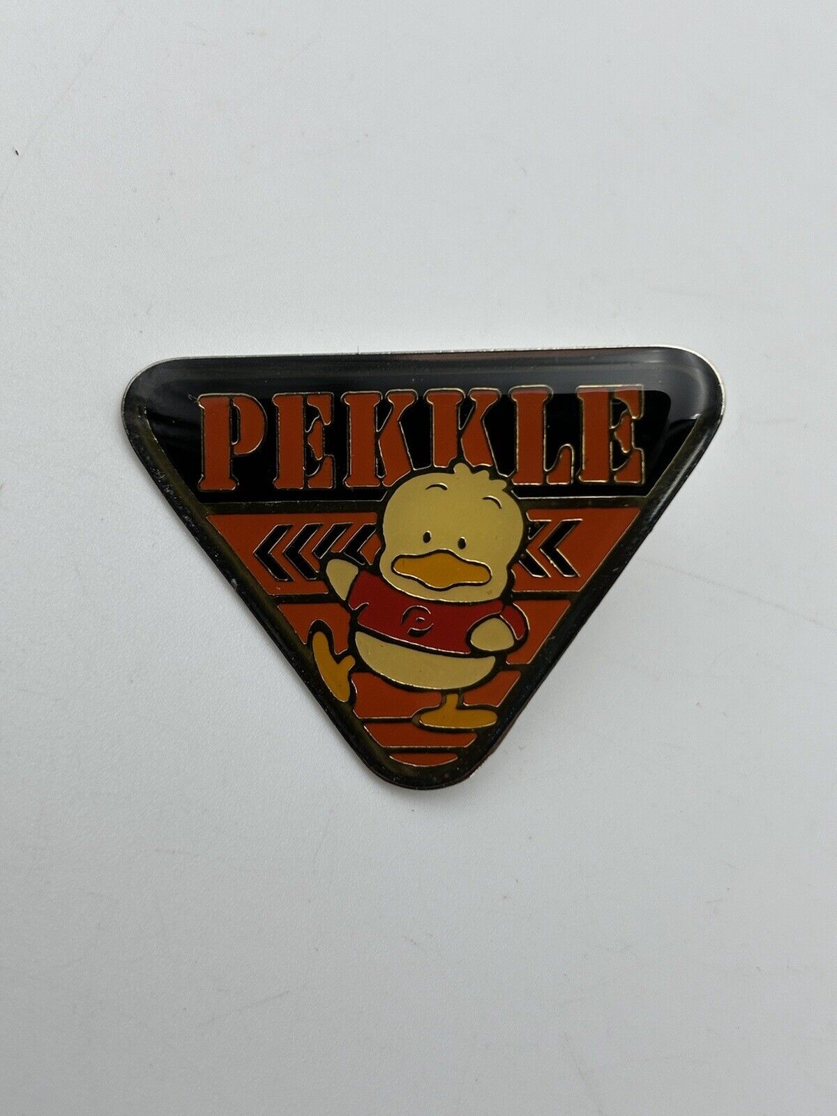 1990s Vintage Sanrio Pekkle Duck Metal Pin
