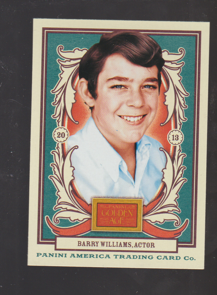2013 Panini Golden Age #120 Barry Williams card, \