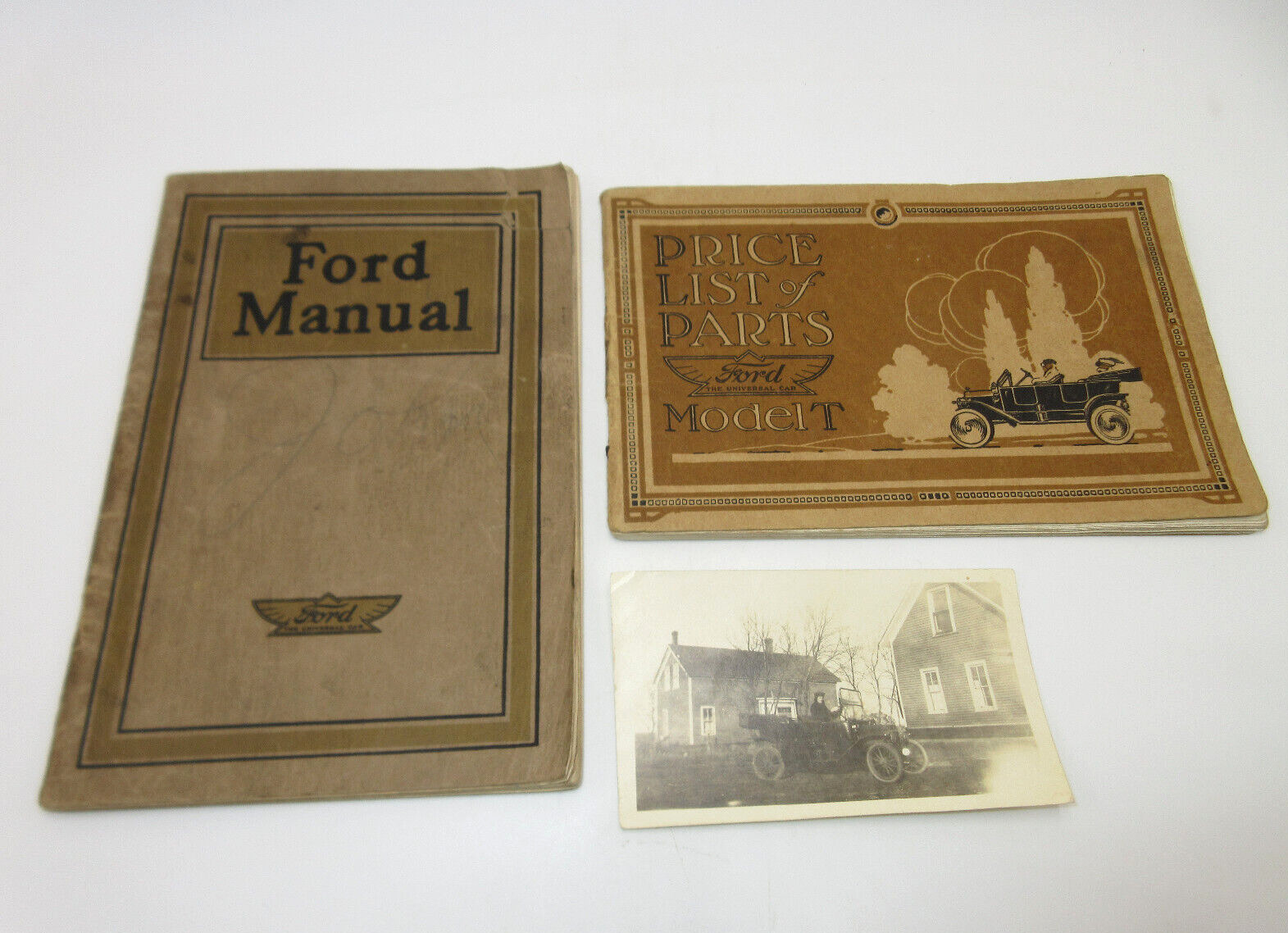 Vtg 1914 Ford Owners Manual Book Model T Price List of Parts 1909 - 1913 Catalog
