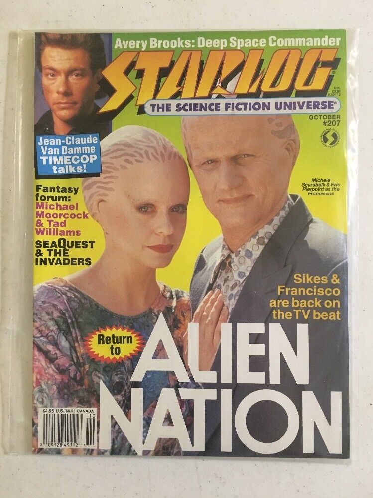 Starlog   #207 - Alien Nation - Avery Brooks DS9 - vintage collectable