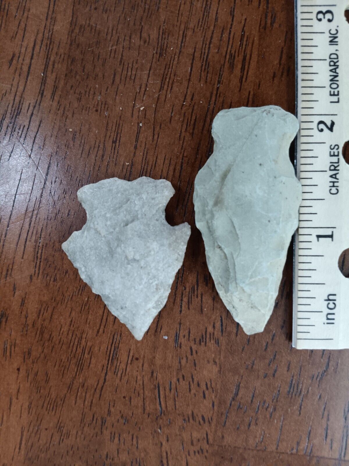 TWO AUTHENTIC NATIVE AMERICAN INDIAN ARTIFACTS FOUND EASTERN N.C.--- DDD/38