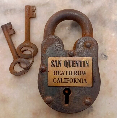San Quentin Death Row California Cast Iron Lock Antique Padlock 4 Inches