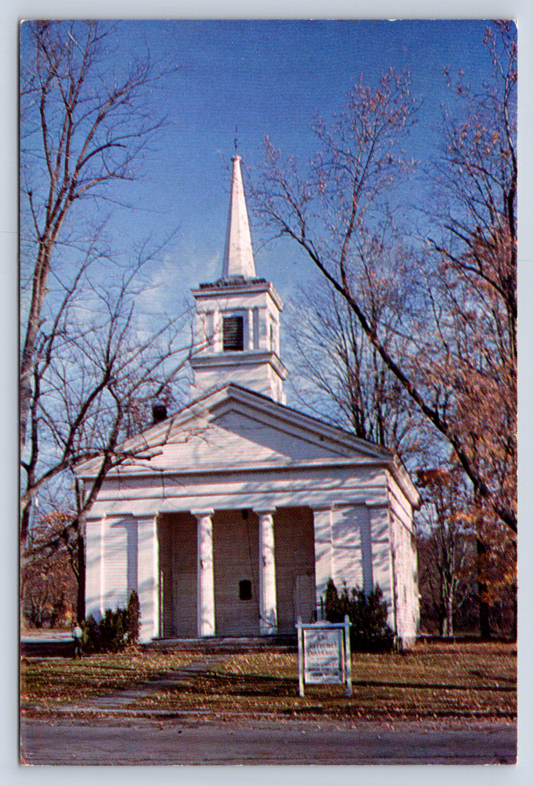 Vintage Postcard Wurtsboro New York Mamakating Reformed Dutch Church