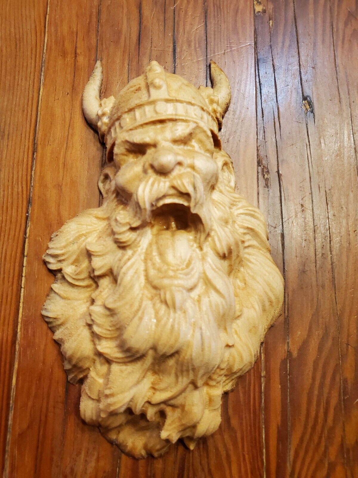 3d Carved Wood Viking