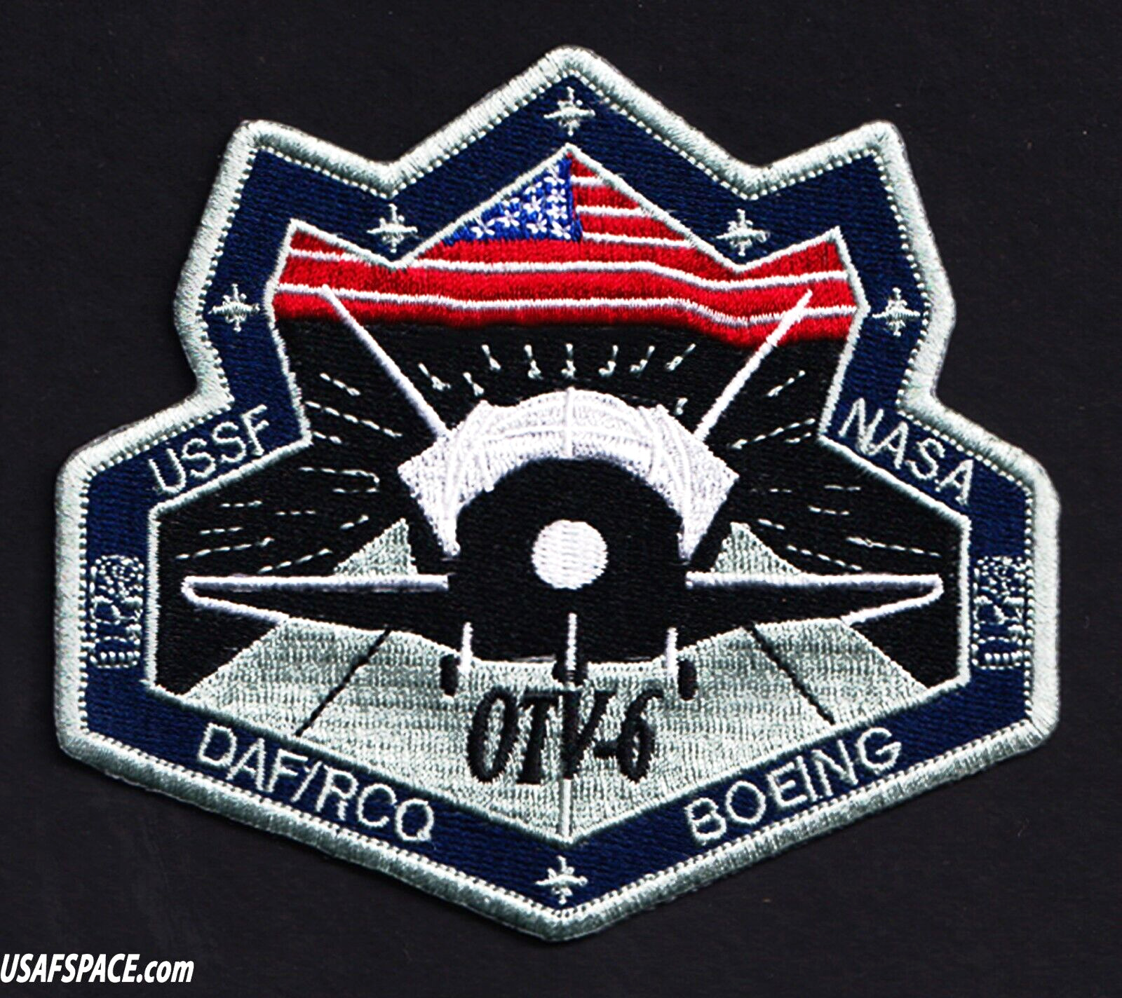 OTV-6 -X-37B- USSF-7 NASA DAF/RCO BOEING ATLAS V DOD Classified Mission PATCH