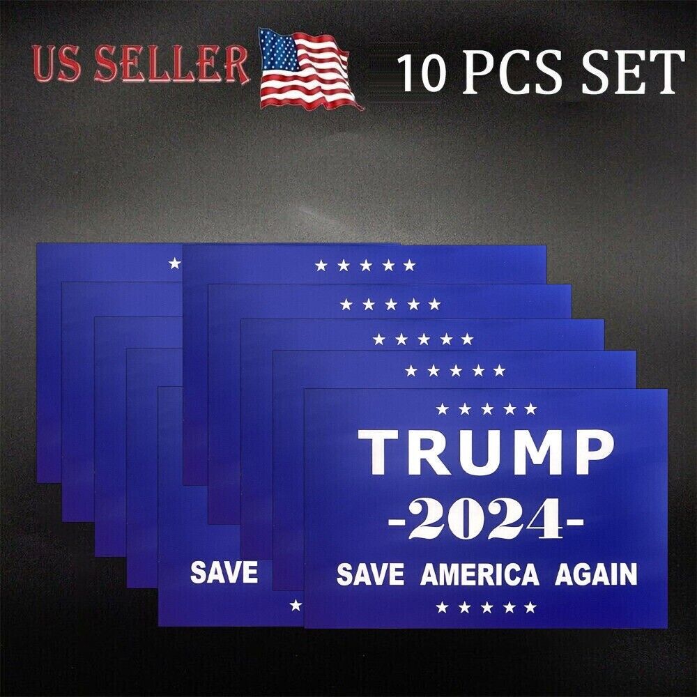 10 Pcs Trump 2024 President Campaign \