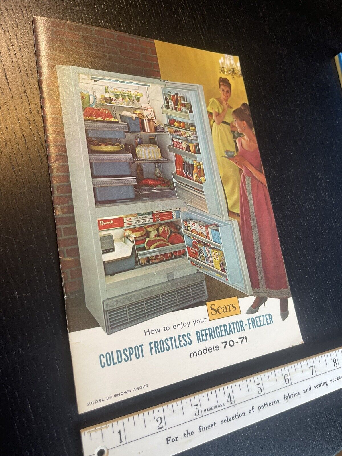 Sears Coldspot Frostless Refrigerator & Freezer Old Vintage Manual Model 70-71