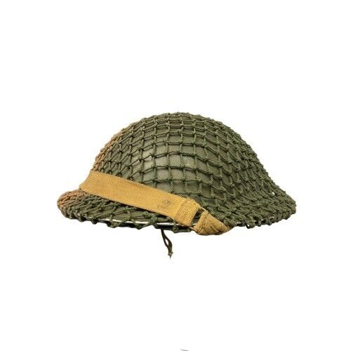 Canadian Armed Forces WW2 Helmet - Canadian Motor Lamp Co. w/ Two-Tone Netting