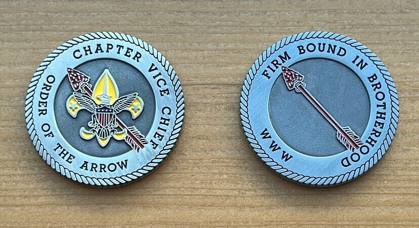 CHAPTER VICE CHIEF OA CHALLENGE COIN Order of the Arrow Lodge Boy Scout Award