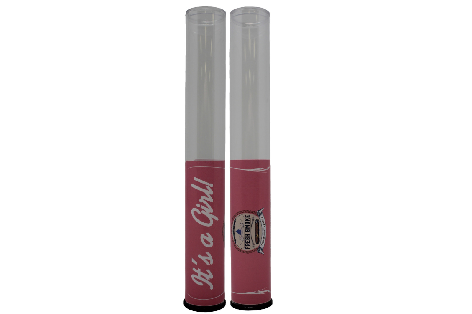 It's A Girl - 6 Pack Cigar Tubes with 4 gram HUMI-SMART 2-Way Humidity Control