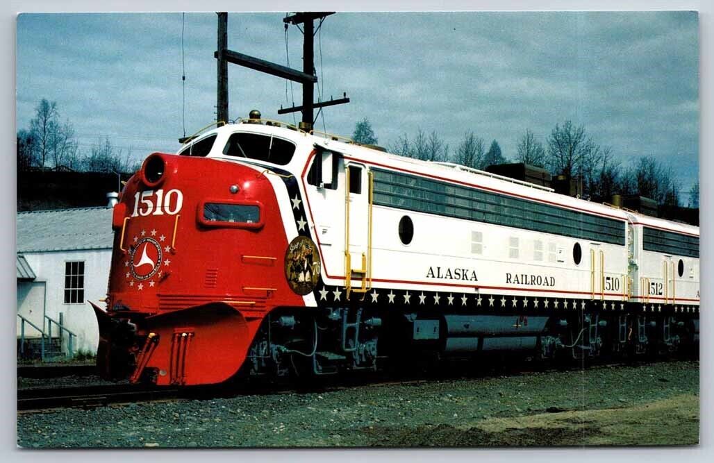 eStampsNet - Bicentennial FP7 Alaska RR #1510 Train Postcard 