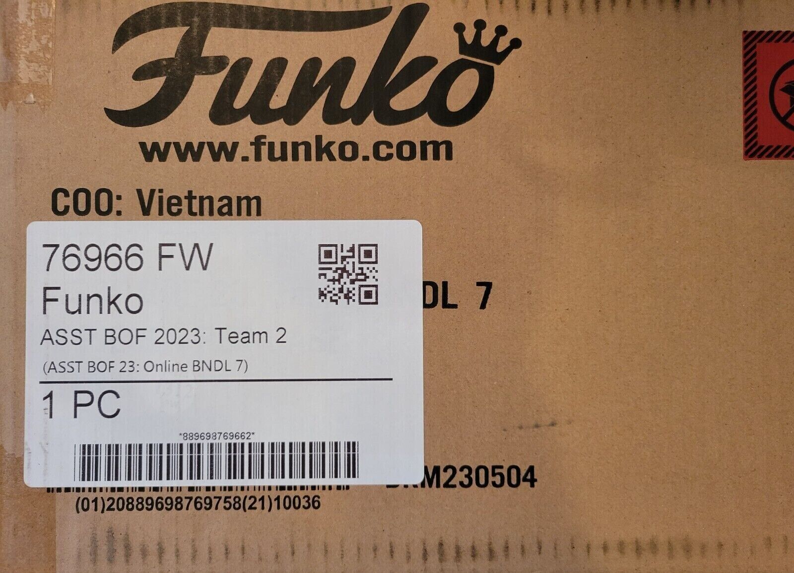 Funko Camp Fundays 2023 Box of Fun Unopened - Chaseapeak Eagles Team 2 *IN-HAND*