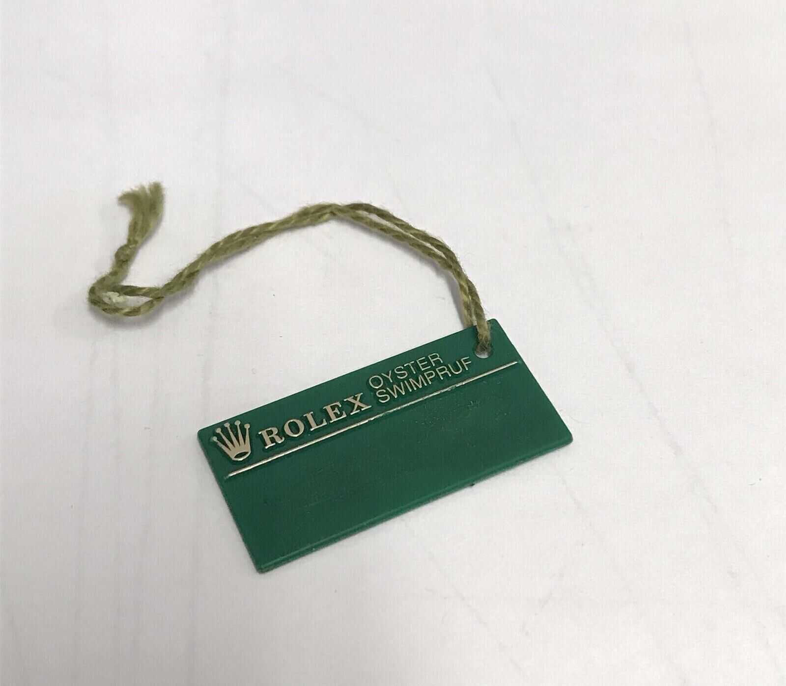 ROLEX Vintage Green Tag Hangtag Oyster Swimpruf P708574 Air King AIRKING 14000