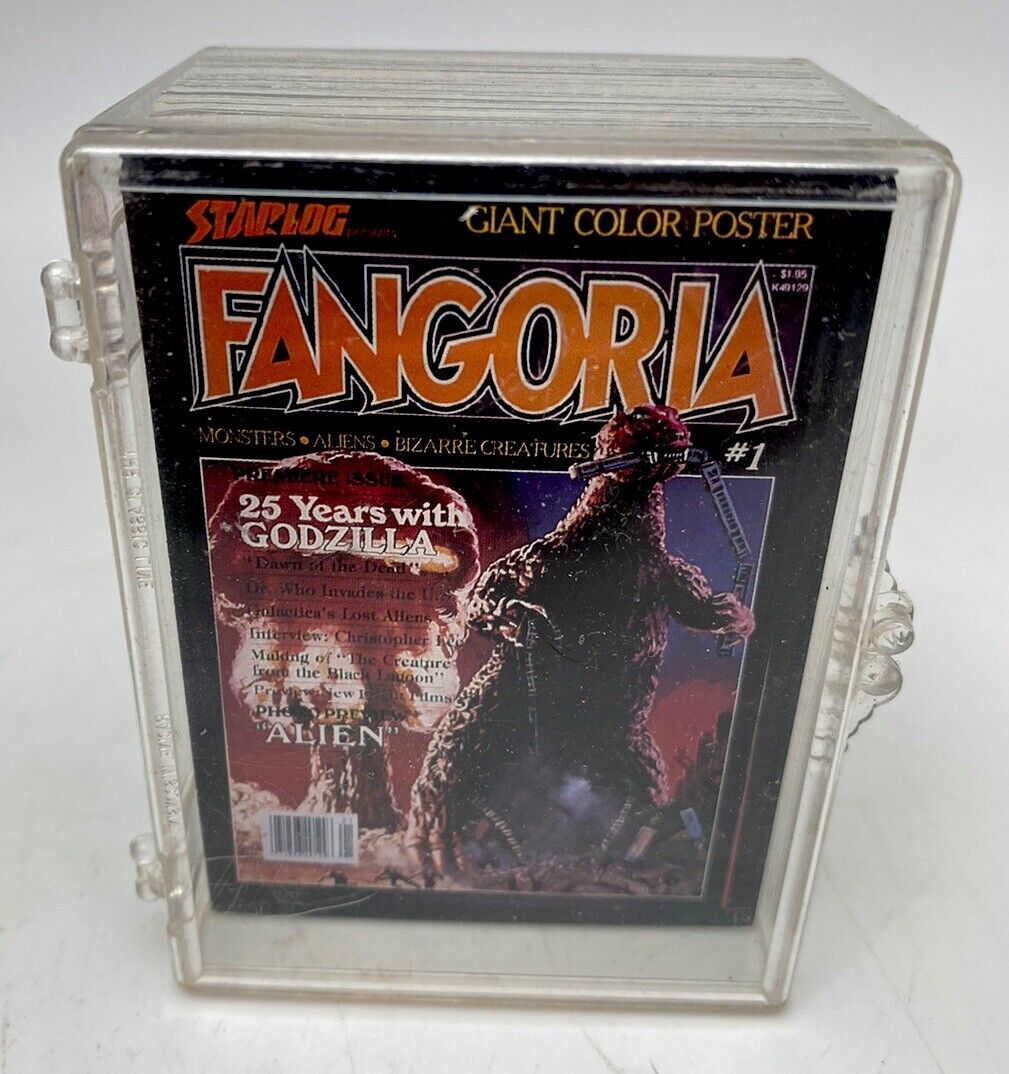 1992 Fangoria Complete Card Set #1-90 Starlog High Grade Godzilla