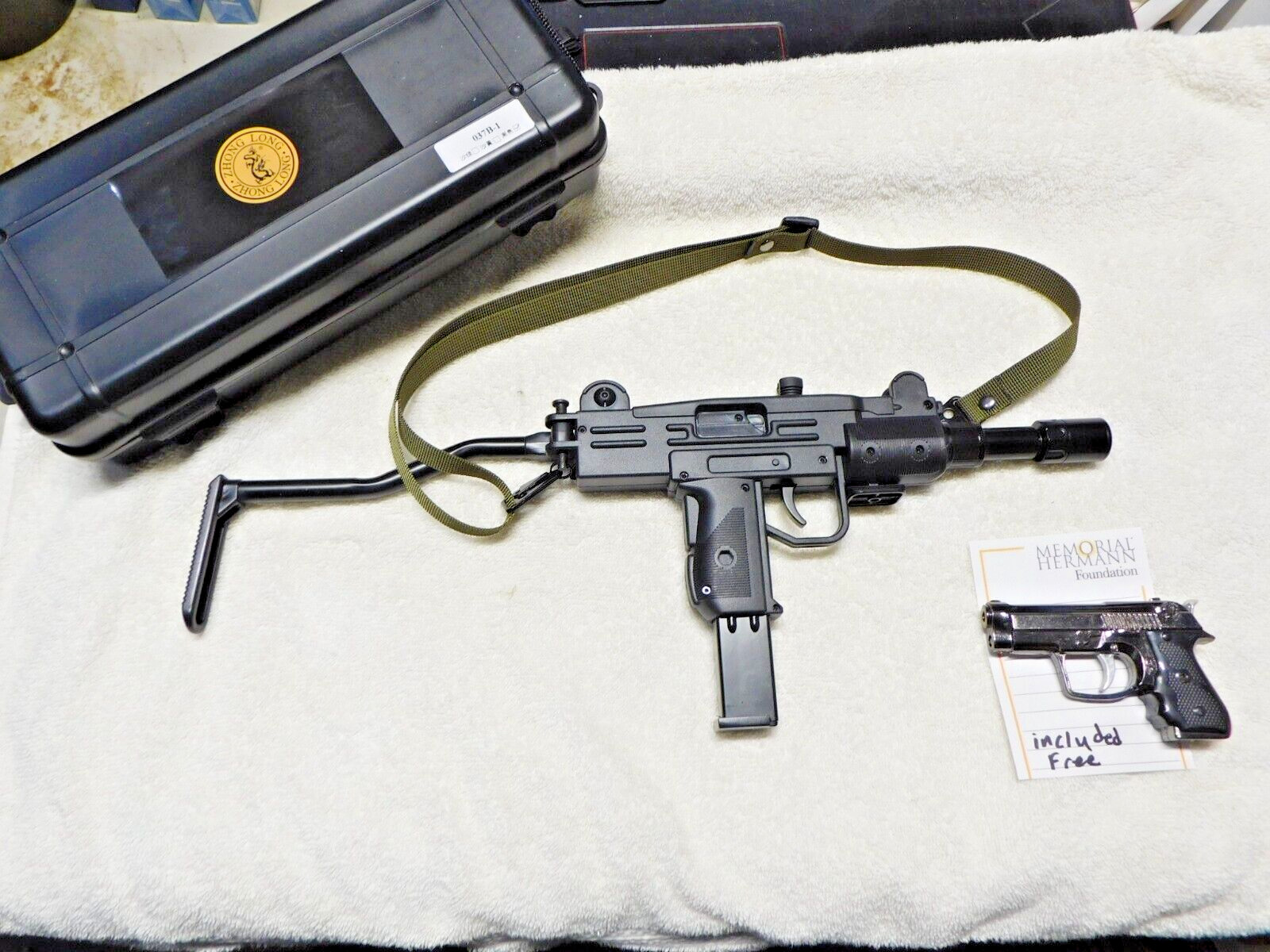 Mini UZI Submachine Gun Pistol Jet Torch Lighter Combo USA Stocked & Shipped