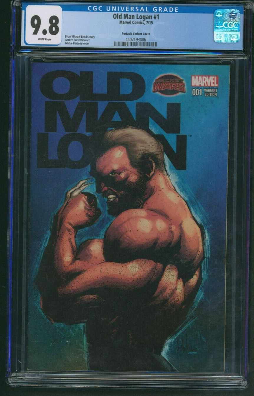 Old Man Logan #1 Portacio Variant CGC 9.8 Marvel 2015