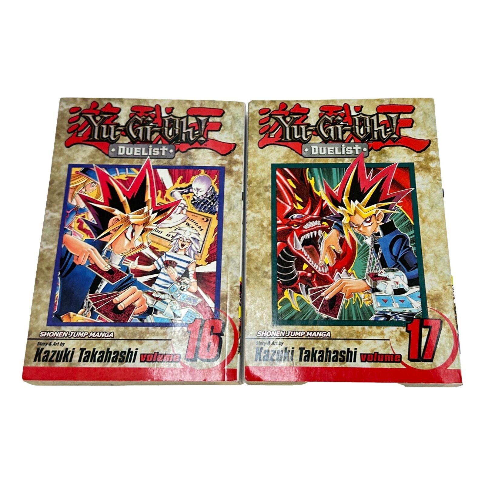 Yu-Gi-Oh Duelist Manga Graphic Novel Lot 2 Volumes 16 17 English PB